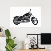 Poster Motorcycle V (Bureau à domicile)
