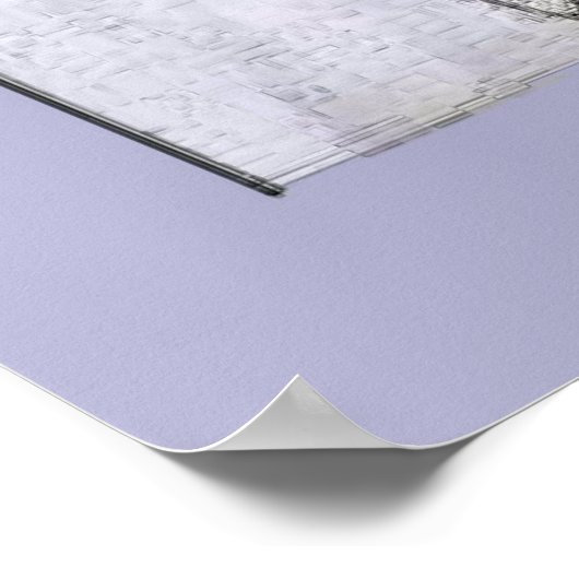 Poster motorfiets (Hoek)