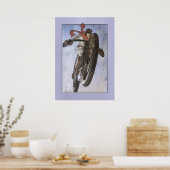  Poster motorfiets (Keuken)