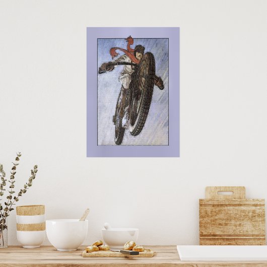 Poster motorfiets (Keuken)