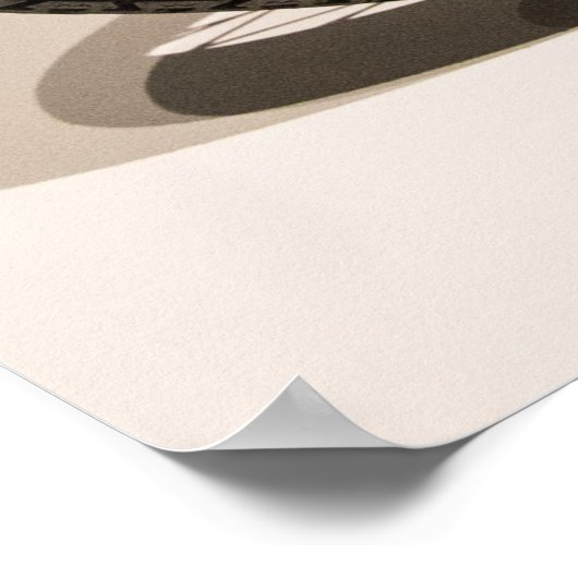 poster motorfiets (Hoek)