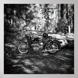 Poster motorfiets BMW