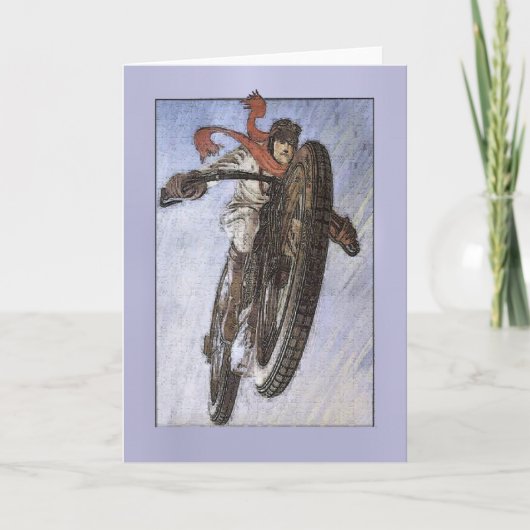  Poster motorfiets Kaart (Voorkant)