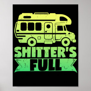 Poster Motorhome RV Camping Camper ShitterS Full