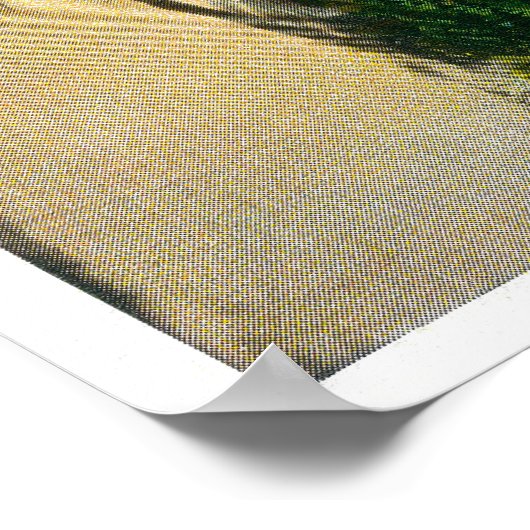 Poster Motorisation à travers la forêt géante, séquoias (Coin)