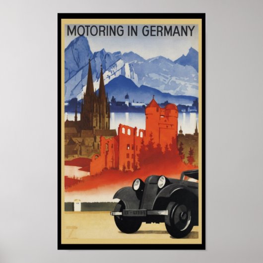 Poster Motorisation En Allemagne (Devant)