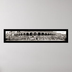 Poster Motos Venise, CA Photo 1910