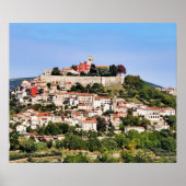 Poster Motovun Croatie (Devant)