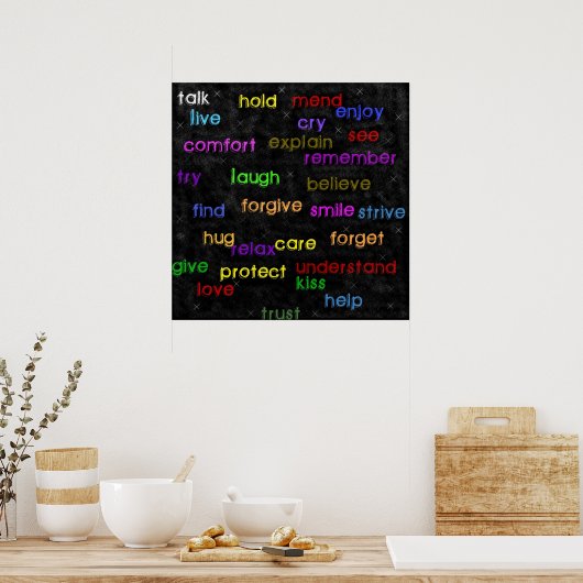 Poster Mots (Cuisine)