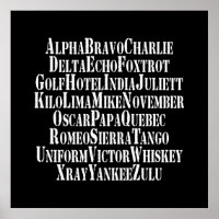 MOTS ALPHABET PHONÉTIQUE / CODE