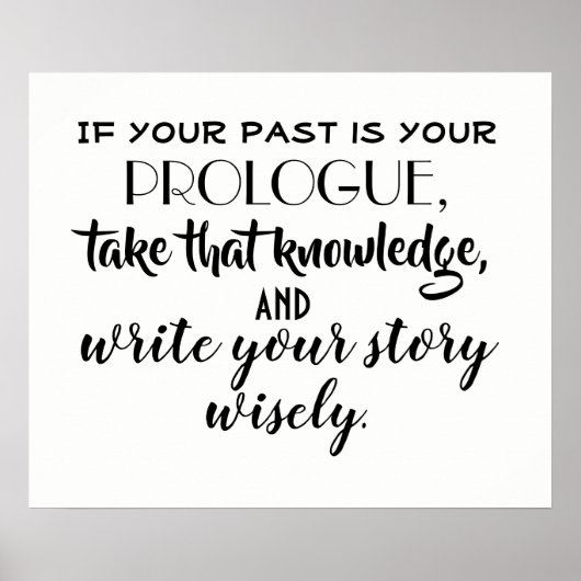 Poster Mots de conseil (Devant)