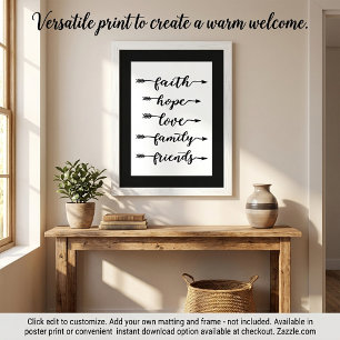 Poster Mots de flèche