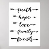 Poster Mots de flèche (Devant)