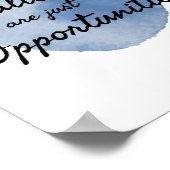 Poster mots de motivation pour le travail et la réussite (Coin)