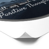 Poster mots d'inspiration matinale pour l'acceptation de  (Coin)