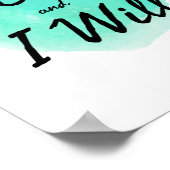 Poster mots d'inspiration pour le travail et la réussite (Coin)