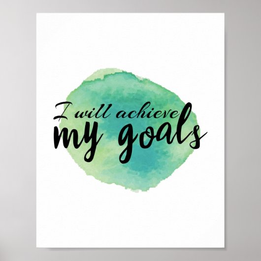 Poster mots d'inspiration pour les autosoins (Devant)