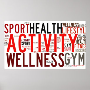 Poster Mots fitness
