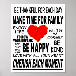 Poster Mots Inspirants À Vivre Par