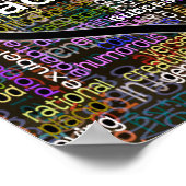 Poster Mots Positifs À Votre Sujet ! ! ! (Coin)