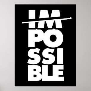Poster Mots possibles Impossible, motivation
