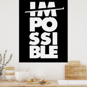 Poster Mots possibles Impossible, motivation (Cuisine)