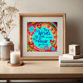 Poster Mots que vous parlez Citation Inspirationnelle Ins