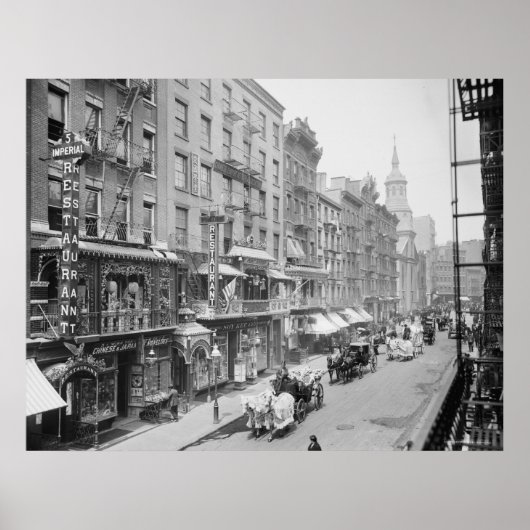Poster Mott Street (Devant)