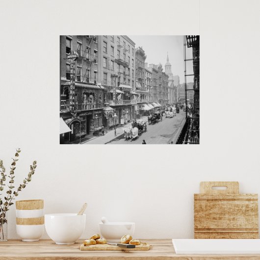 Poster Mott Street (Cuisine)