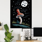 Poster Mou par clair de lune (Bureau à domicile)