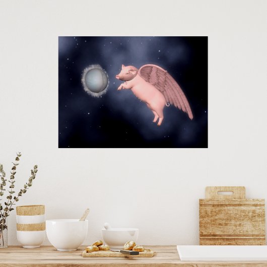 Poster mouche de porc (Cuisine)