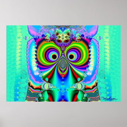 Poster Moucheteuse de la chouette de grenaille 3 (Devant)