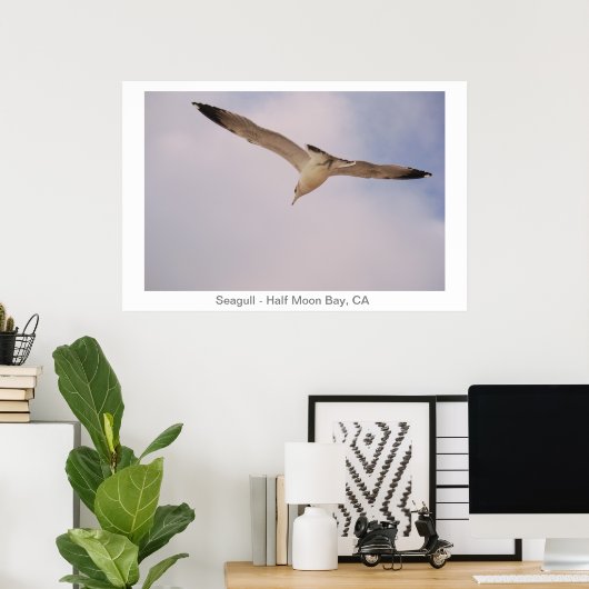 Poster Mouette (Bureau à domicile)
