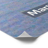 Poster Mouette en bleu (Coin)