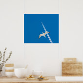 Poster Mouette et avion (Cuisine)