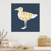 Poster Mouette | Sauvage Et Libre (Cuisine)