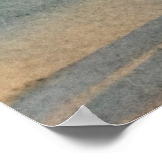 Poster Mouette sur une plage (Coin)