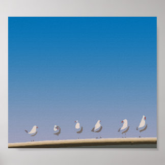 Poster Mouettes