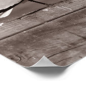 Poster Mouettes en rangs (Coin)