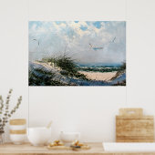 Poster Mouettes sur la plage (Cuisine)