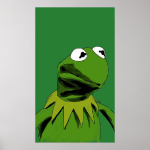 Poster mouiller la grenouille