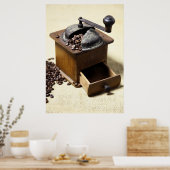 Poster Moules à café (Cuisine)