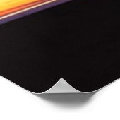 Poster Moulin à vent dans l'affiche bleue (Coin)