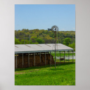 Poster Moulin à vent du pays
