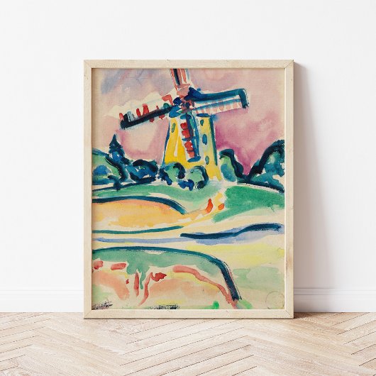 Poster Moulin à vent | Ernst Ludwig Kirchner