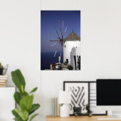 Poster Moulin à vent grec (Bureau à domicile)