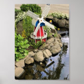 Poster Moulin à vent Jardin Décor (Devant)