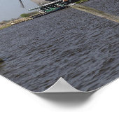 Poster Moulin à vent, Zaanse Schans, Hollande, Pays-Bas 2 (Coin)