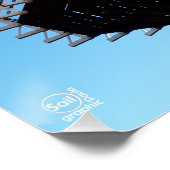 Poster Moulin aux Pays-Bas, à Willemstad. (Coin)