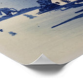 Poster Moulin blanc blanc blanc vintage (Coin)